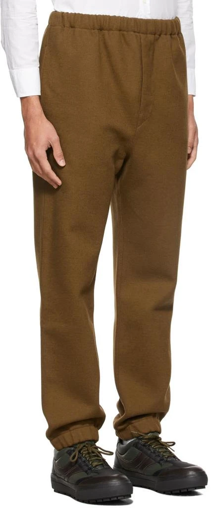 商品Lemaire|Khaki Fleece Lounge Pants,价格¥1144,第2张图片详细描述