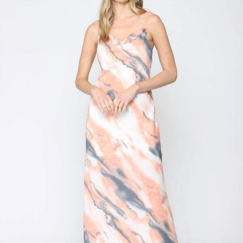 商品Fate|Tie Dye Maxi Slip Dress,价格¥280,第1张图片