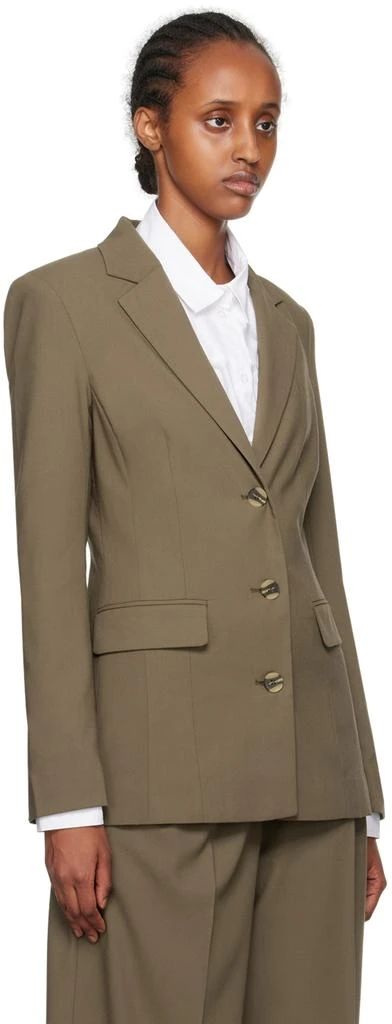 商品REMAIN|Brown Fitted Blazer,价格¥1112,第2张图片详细描述