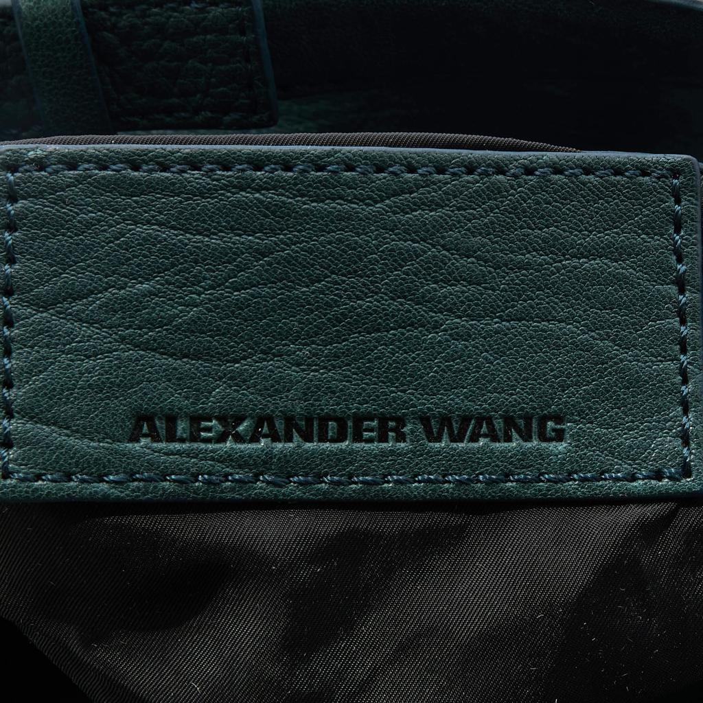 Alexander Wang Green Textured Leather Diego Bucket Bag商品第8张图片规格展示