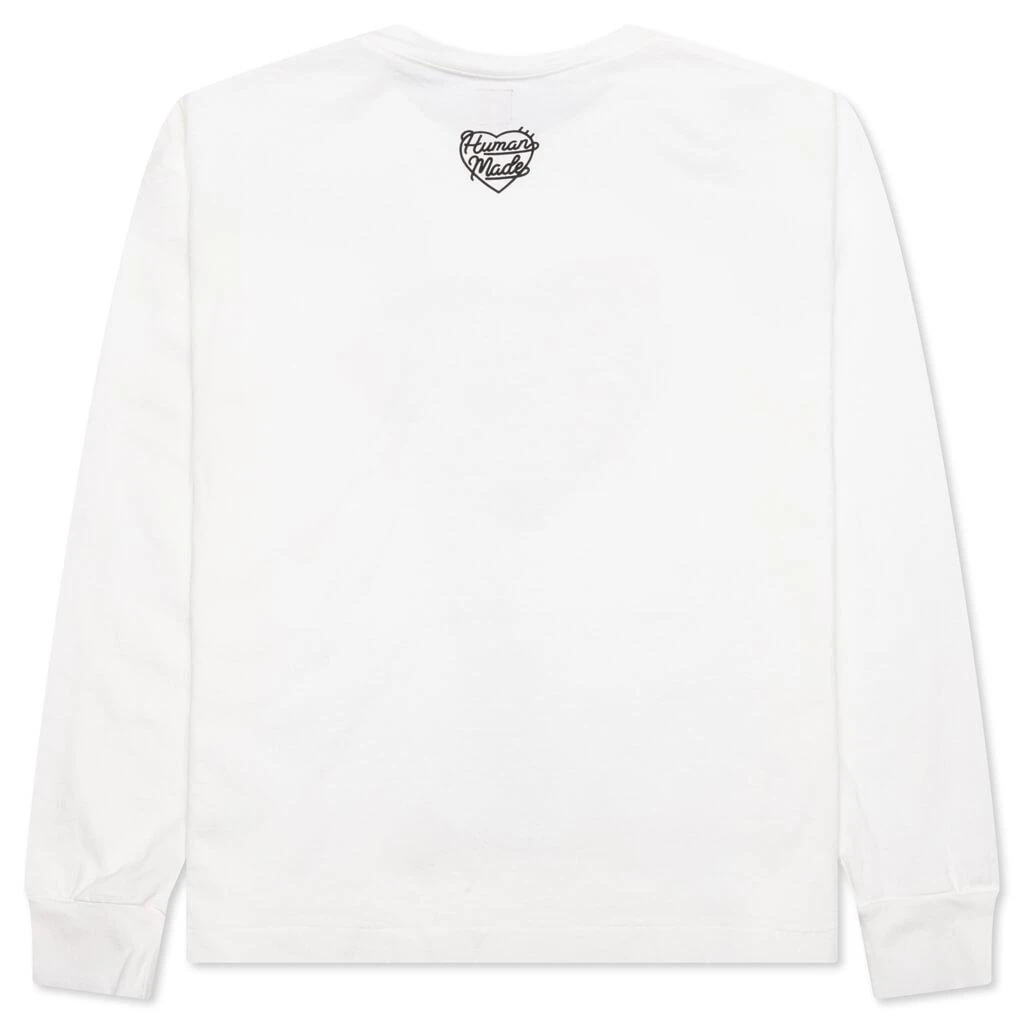 商品Human Made|Graphic L/S T-Shirt #4 - White,价格¥1082,第2张图片详细描述