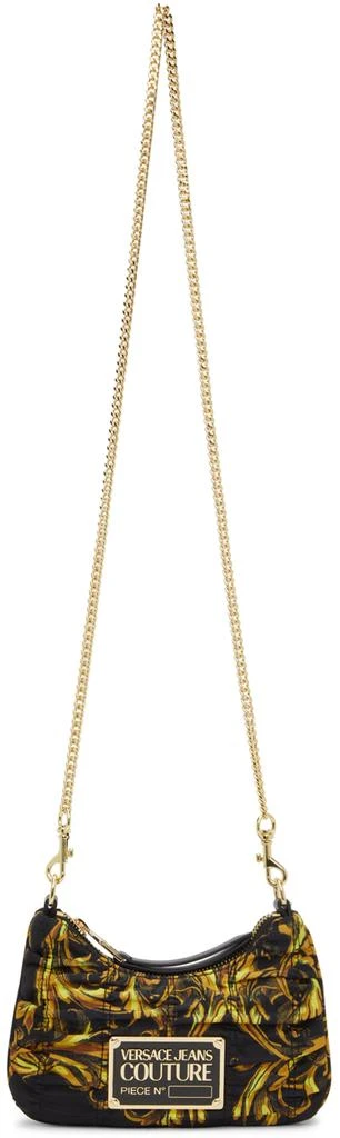 商品Versace|Black Nylon Crunchy Baroque Plaque Bag,价格¥442,第4张图片详细描述