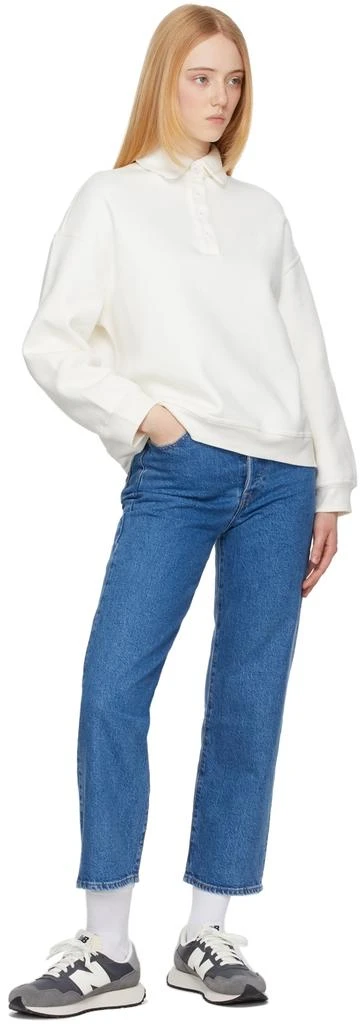 商品Levi's|Blue Ribcage Straight Ankle Jeans,价格¥852,第4张图片详细描述