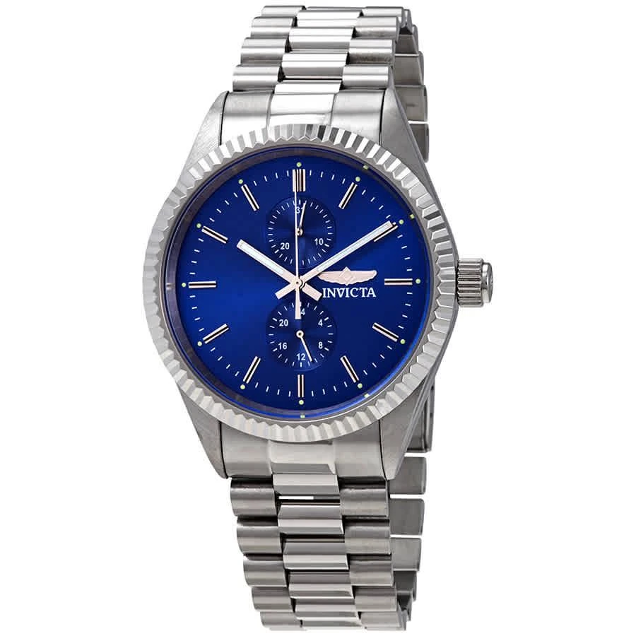 商品Invicta|Invicta Specialty Blue Dial Stainless Steel Mens Watch 29420,价格¥394,第1张图片