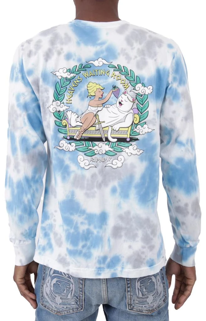 商品RIPNDIP|Waiting In Heaven L/S Shirt - Light Blue Cloud Wash ,价格¥203,第3张图片详细描述