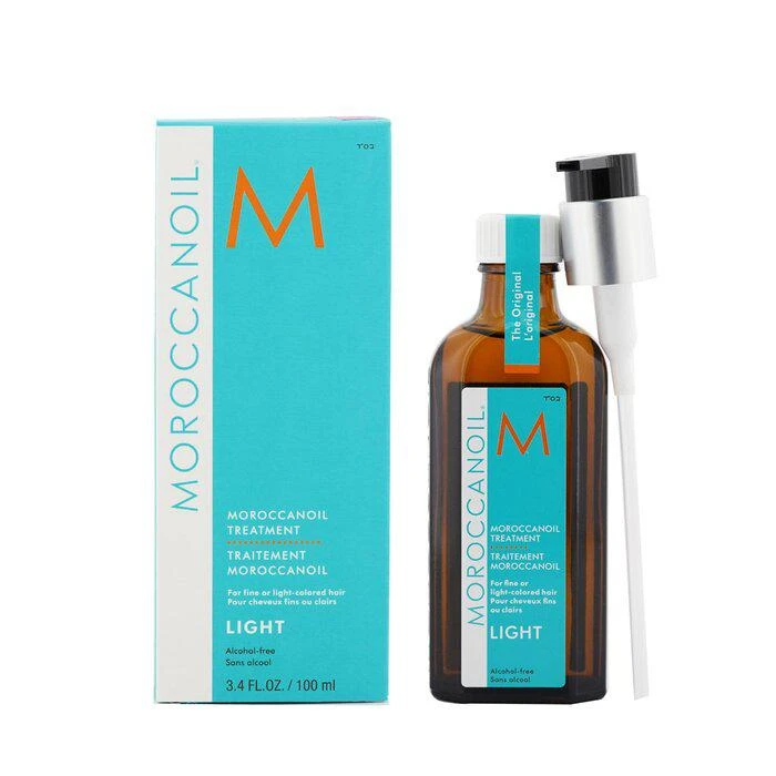 商品Moroccanoil|Moroccanoil 摩洛哥护发坚果油 - 轻盈(纤细&轻度染色发质) 100ml/3.4oz,价格¥487,第2张图片详细描述
