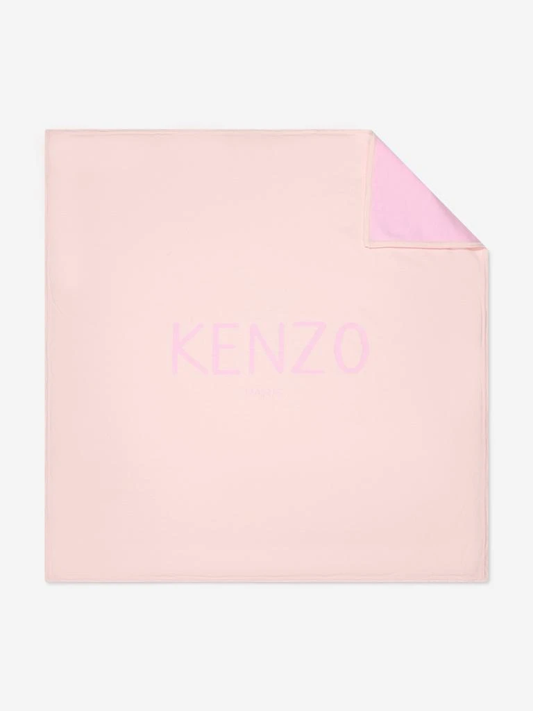 商品Kenzo|KENZO Baby Girls Logo Blanket in Pink,价格¥695,第1张图片