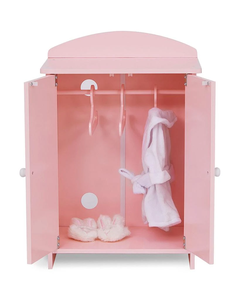 Sophia's by Kids Aurora Princess 18" Doll Pink Plaid Closet with Bathrobe & Slipper Pink/White - Ages 3-7 商品