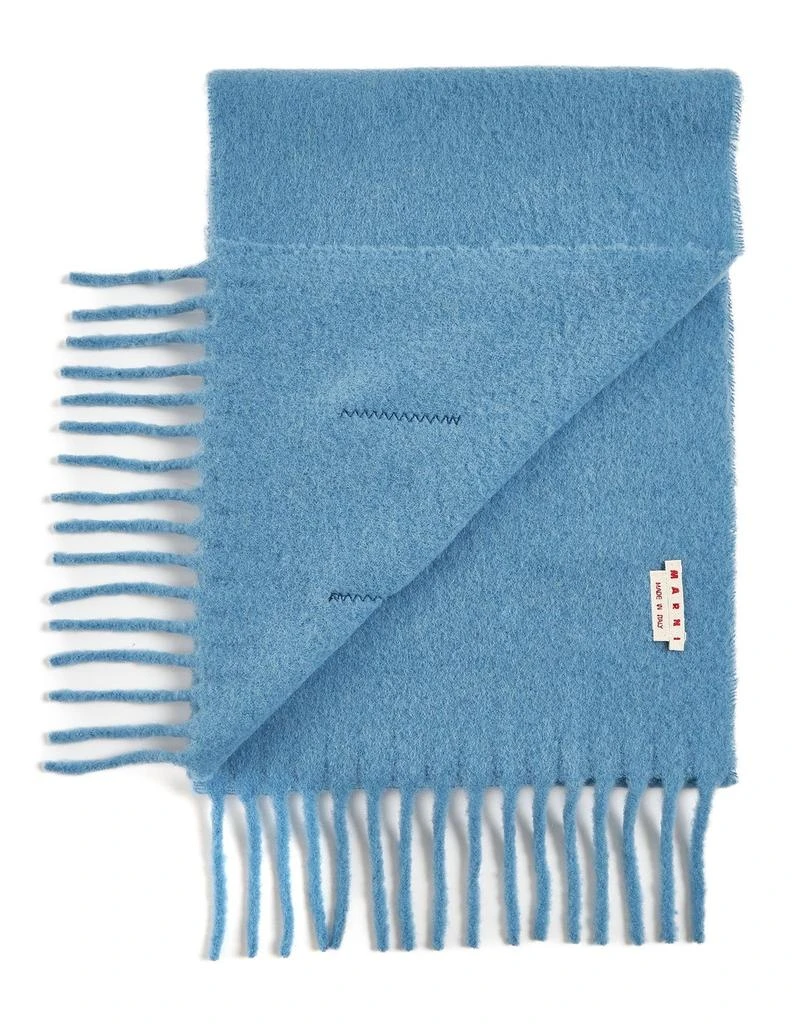 商品Marni|Marni Logo Patch Fringed-Edge Scarf,价格¥1739,第2张图片详细描述