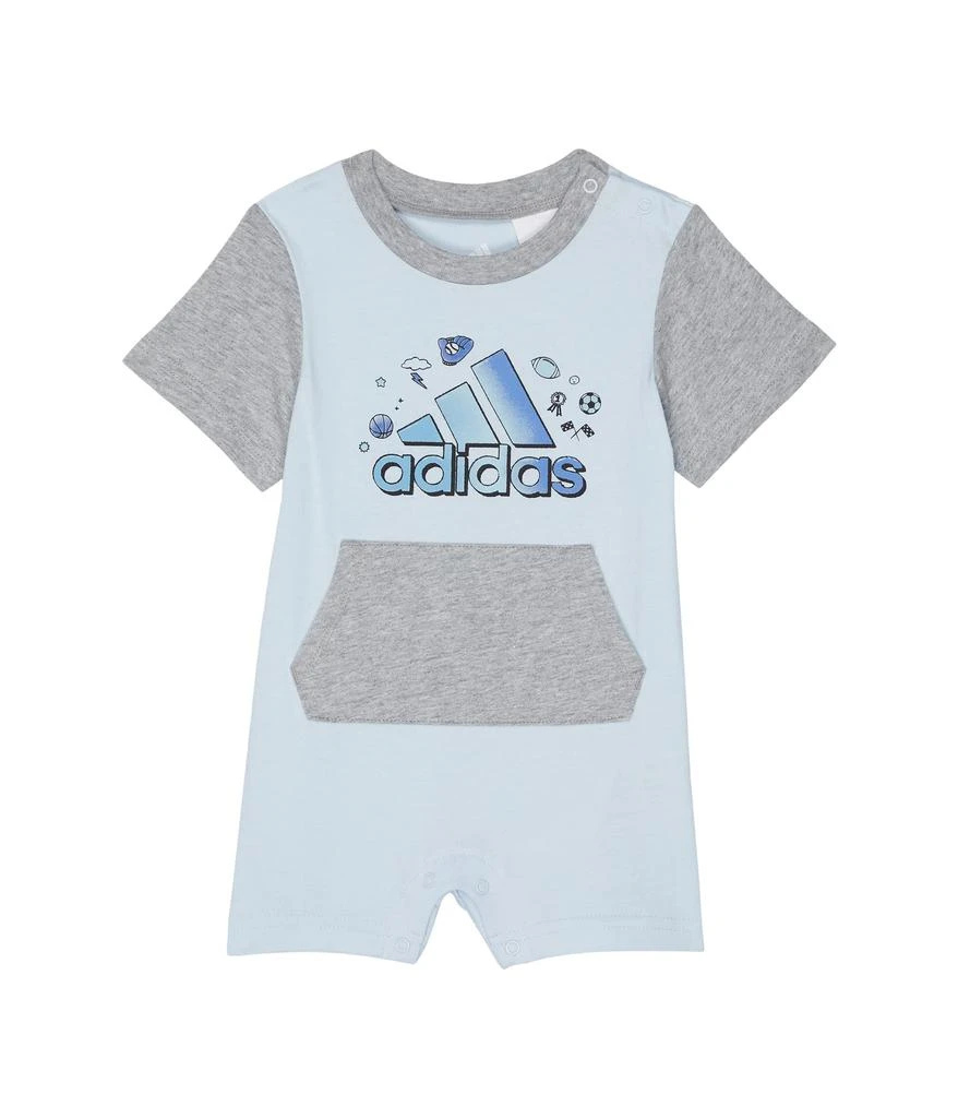 商品Adidas|Shortie Color-Block Romper (Infant),价格¥118,第1张图片