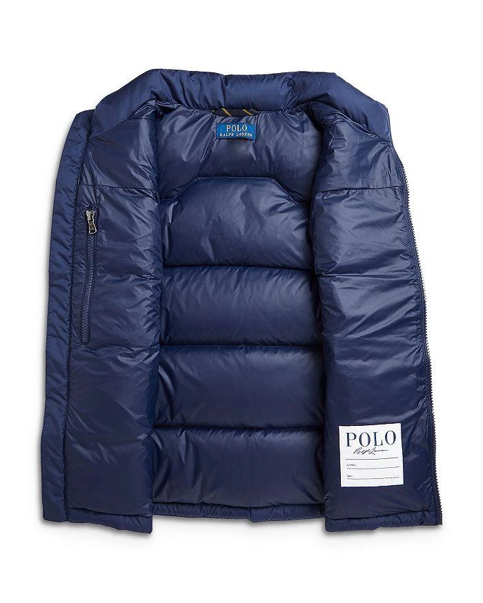 商品Ralph Lauren|Boys' Ripstop Down Vest - Little Kid, Big Kid,价格¥769,第3张图片详细描述