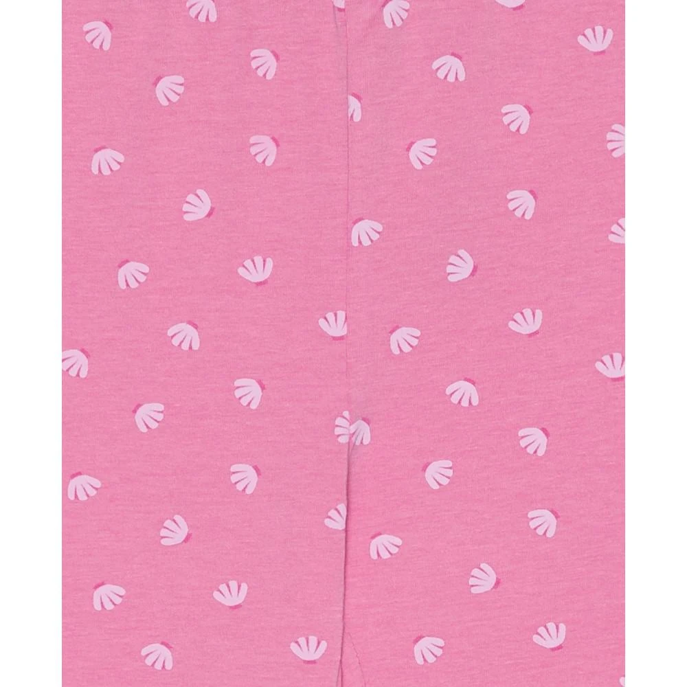 Little Girls Ariel Long Sleeve Peplum Top with Leggings Set 商品