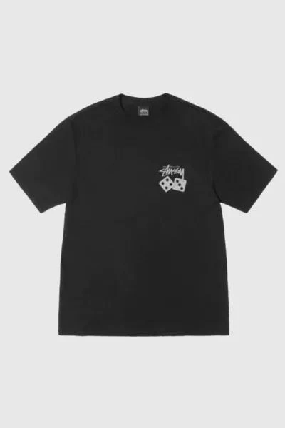 商品STUSSY|Stussy Pigment Dyed Dice Graphic T-Shirt,价格¥939,第2张图片详细描述