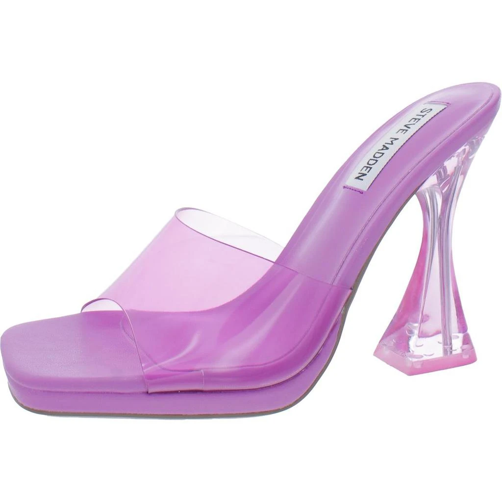 商品Steve Madden|Steve Madden Womens Lipa Comfort Insole Square Toe Mule Sandals,价格¥193,第2张图片详细描述