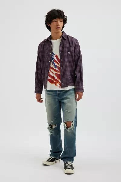 商品BDG|BDG Destructed Straight Fit Utility Jean,价格¥304,第3张图片详细描述