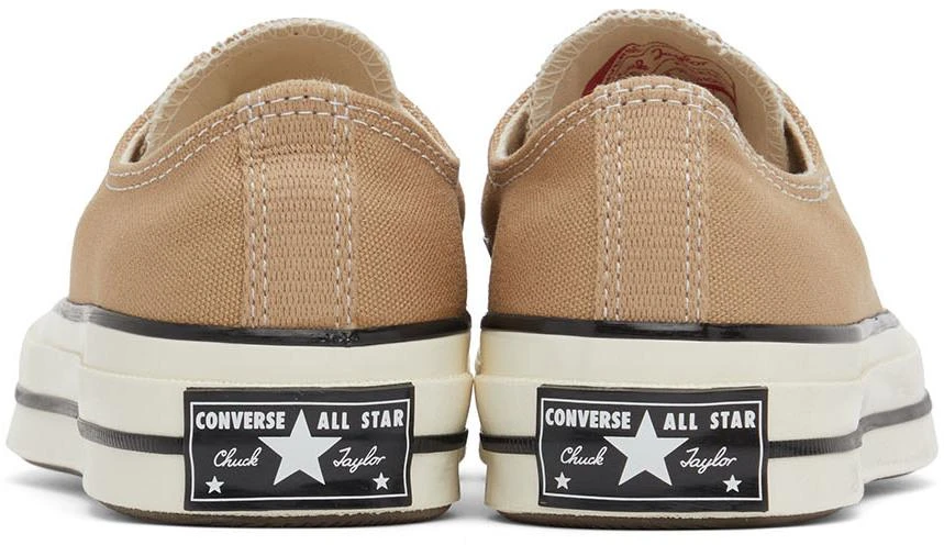 商品Converse|Tan Chuck 70 Low-Top Sneakers,价格¥327,第2张图片详细描述