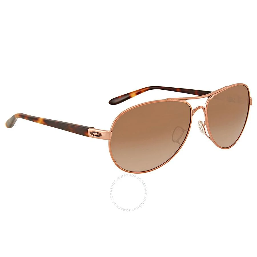 商品Oakley|Feedback VR50 Brown Gradient Pilot Ladies Sunglasses OO4079 407901 59,价格¥843,第3张图片详细描述