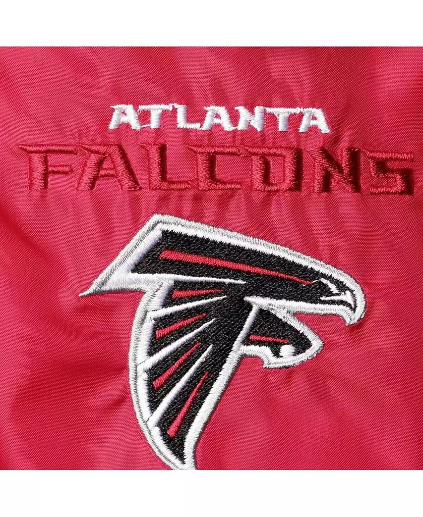 商品Dunbrooke|Men's Red Atlanta Falcons Coaches Classic Raglan Full-Snap Windbreaker Jacket,价格¥277,第4张图片详细描述