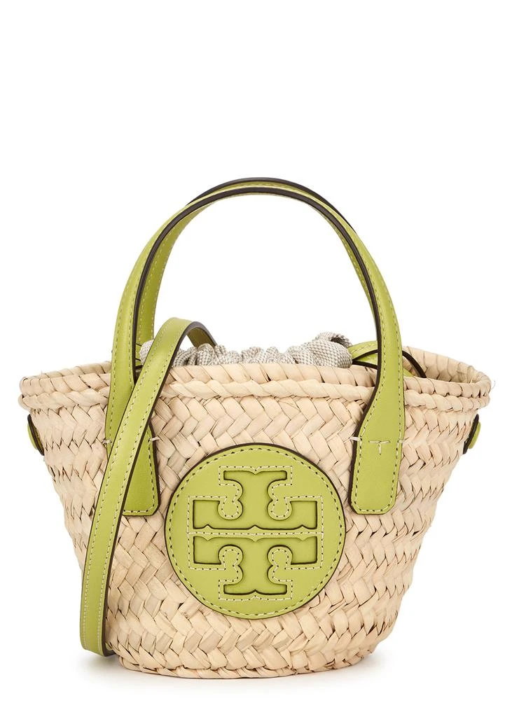 商品Tory Burch|Ella mini sand logo straw basket bag,价格¥4655,第1张图片