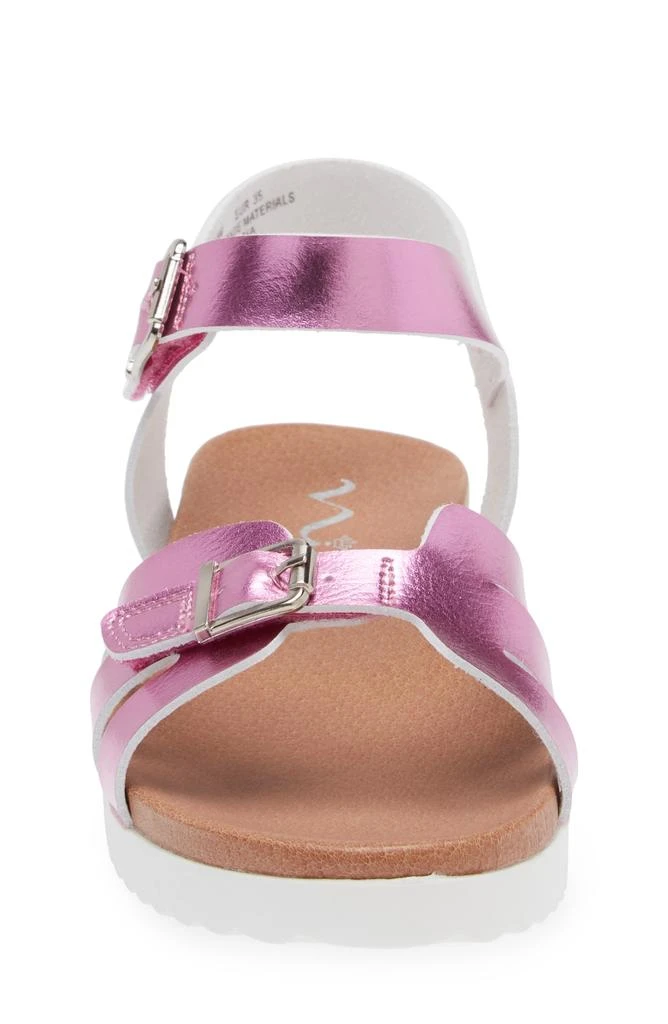 商品Nina|Kids' Lacey Metallic Strappy Sandal,价格¥114,第4张图片详细描述