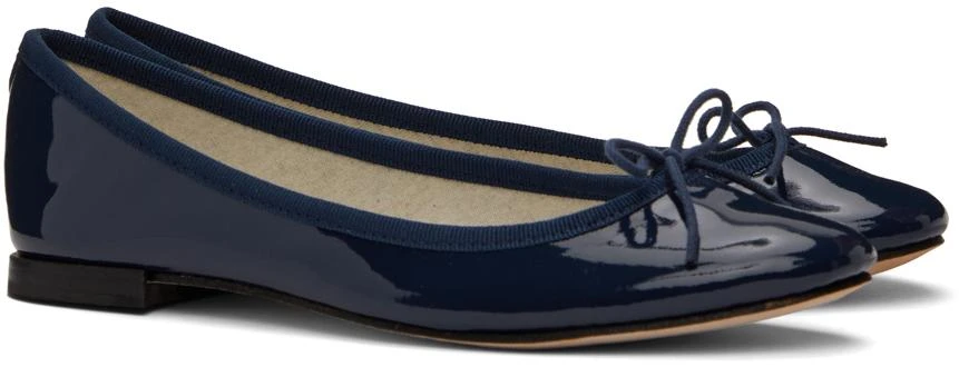 商品Repetto|Navy Patent Cendrillon Ballerina Flats,价格¥898,第4张图片详细描述