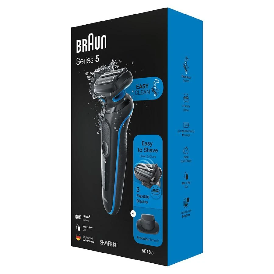 商品Braun|博朗5系50电动水洗剃须刀带修剪器,价格¥600,第4张图片详细描述