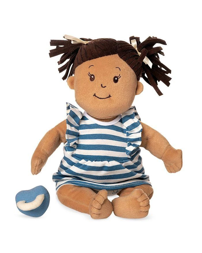 商品Manhattan Toy|Baby Stella Beige with Brown Hair 15" Soft First Baby Doll - Ages 12 Months+,价格¥317,第1张图片