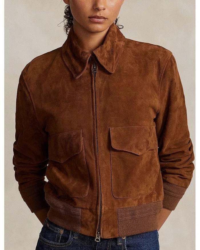 商品Ralph Lauren|Suede Bomber Jacket,价格¥2960,第5张图片详细描述