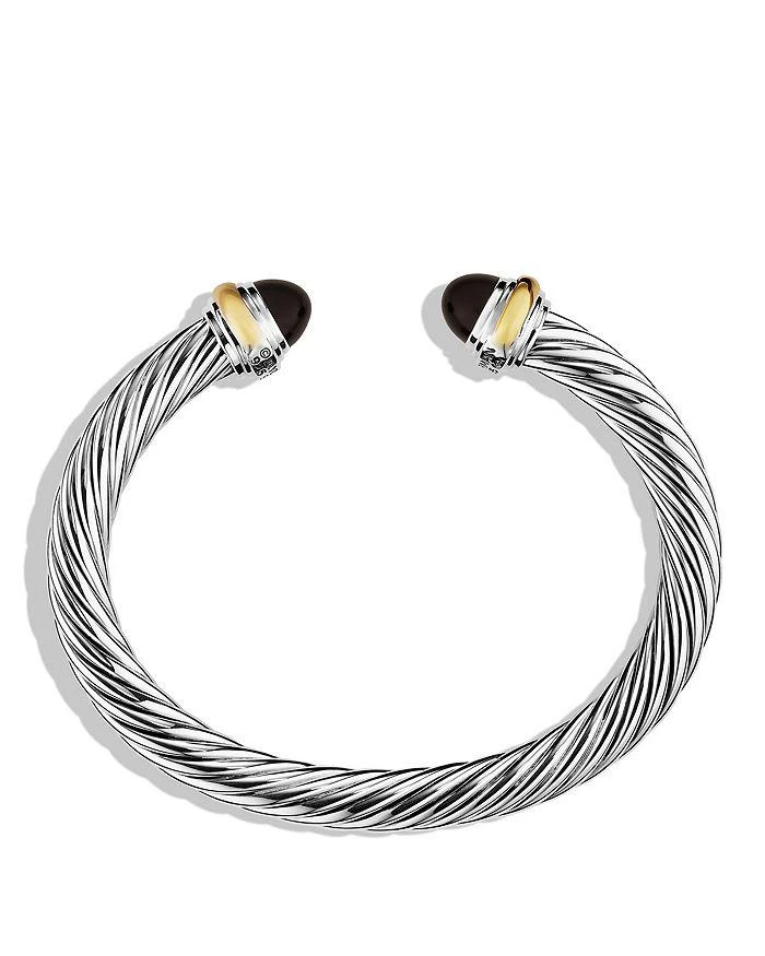 商品David Yurman|Cable Classics Bracelet with Black Onyx and Gold,价格¥6051,第3张图片详细描述