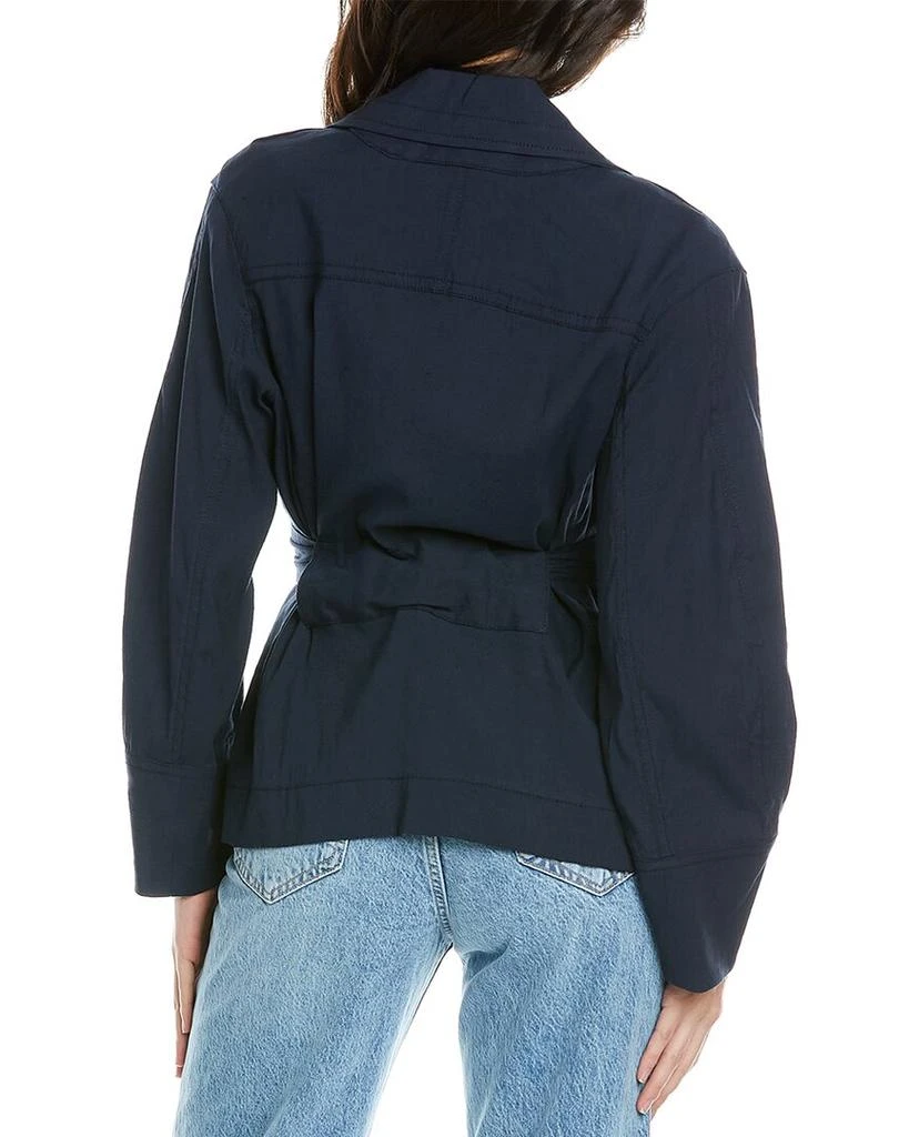 商品Vince|Vince Linen-Blend Utility Jacket,价格¥1268,第2张图片详细描述