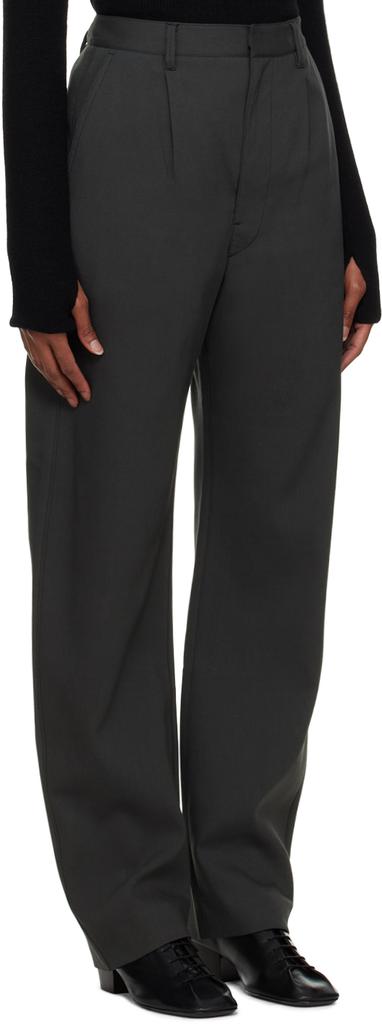 Gray Curved Trousers商品第2张图片规格展示
