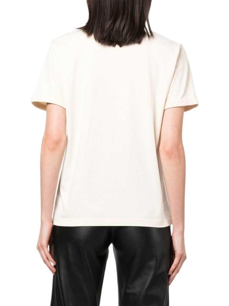 商品Lanvin|Lanvin Women's  Beige Cotton T Shirt,价格¥2418,第5张图片详细描述