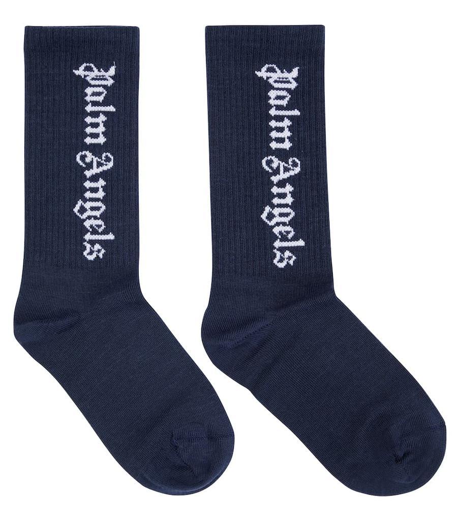 商品Palm Angels|Logo棉质混纺袜子,价格¥251,第1张图片