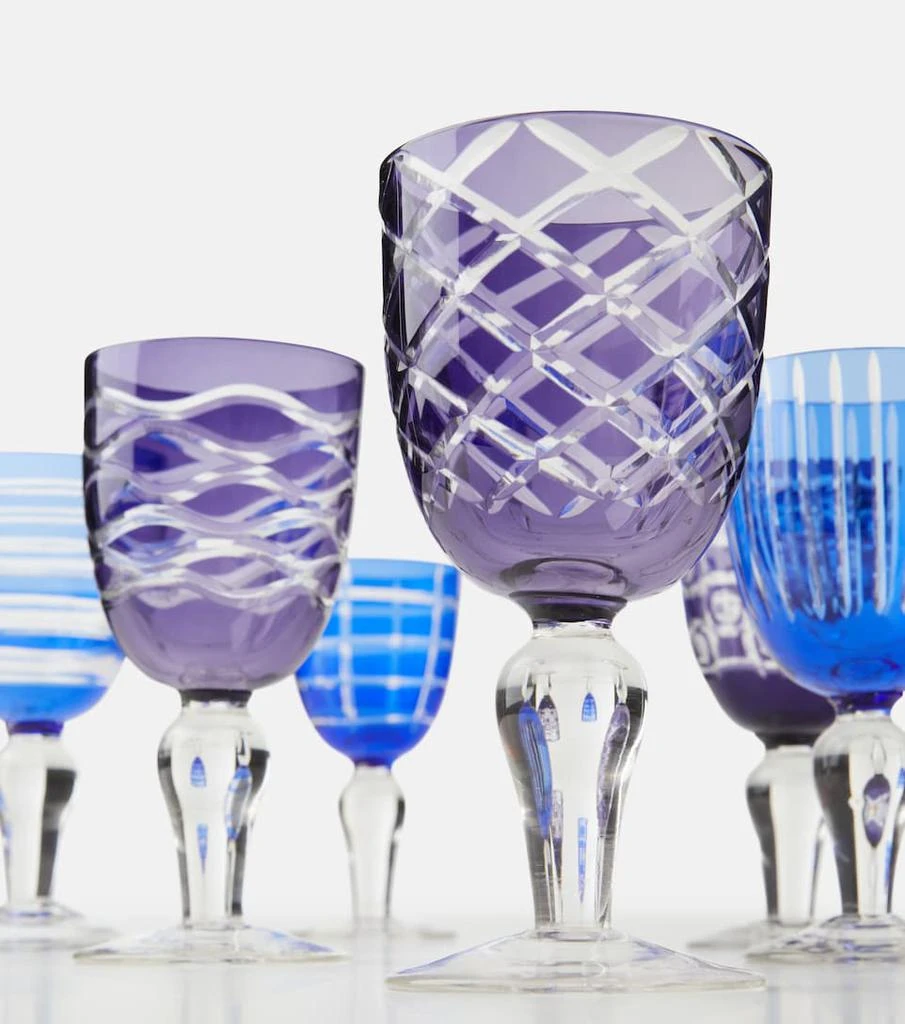 商品Polspotten|Cobalt set of 6 wine glasses,价格¥1536,第4张图片详细描述