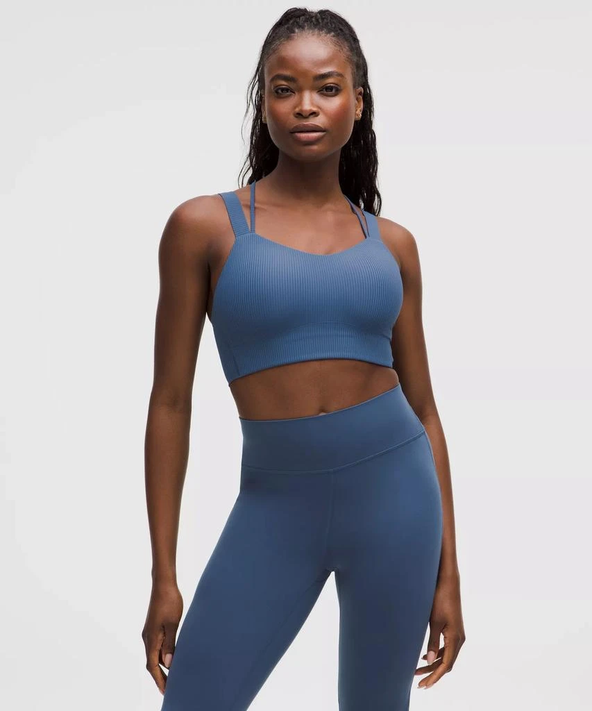 Like a Cloud Ribbed Longline Bra *Light Support, D/DD Cup 商品