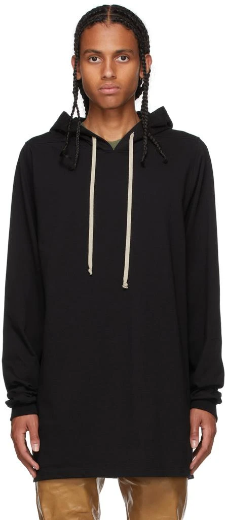 商品Rick Owens|Black Heavy Jersey Hoodie,价格¥4967,第1张图片