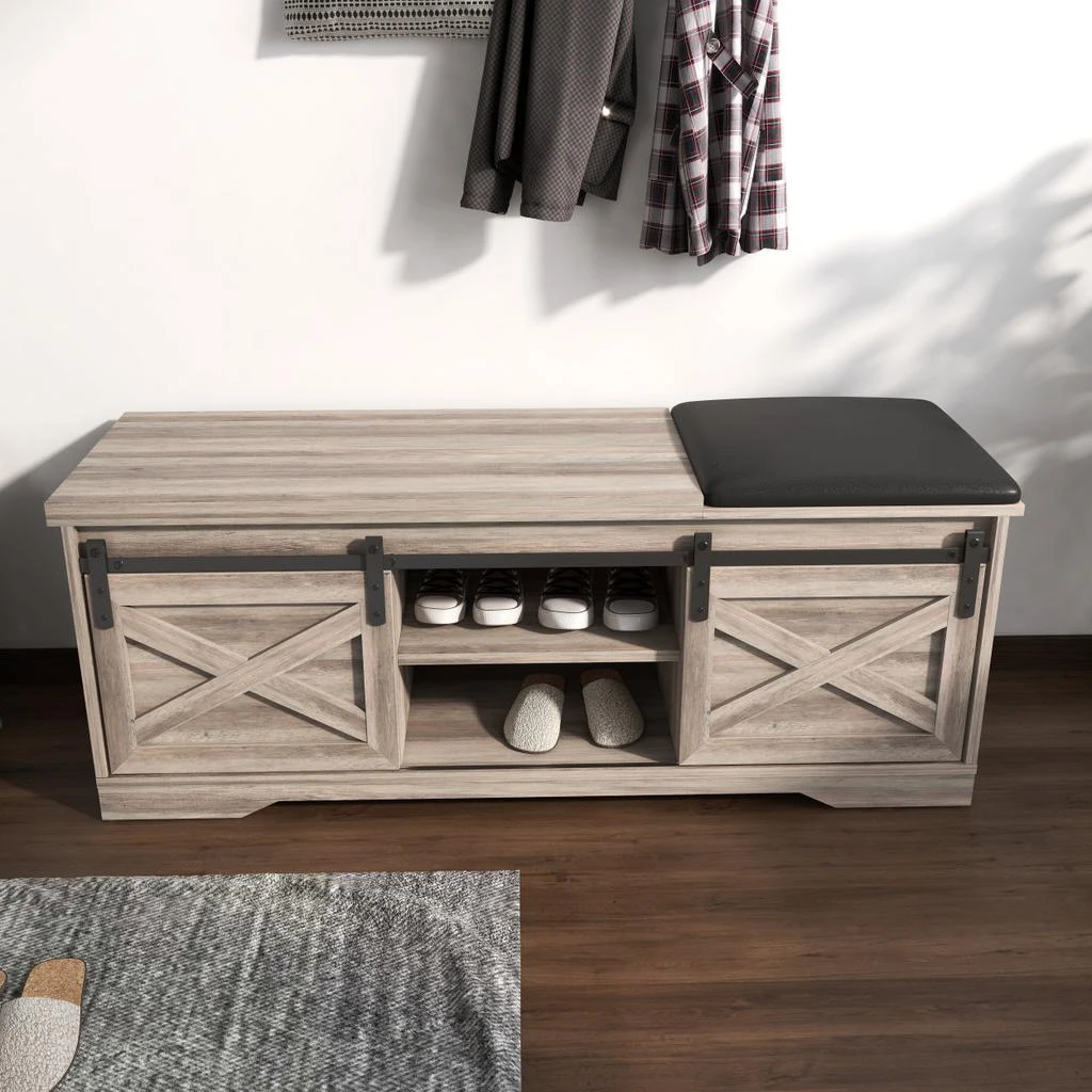 商品Simplie Fun|Storage Bench in Particle Board,价格¥3087,第1张图片