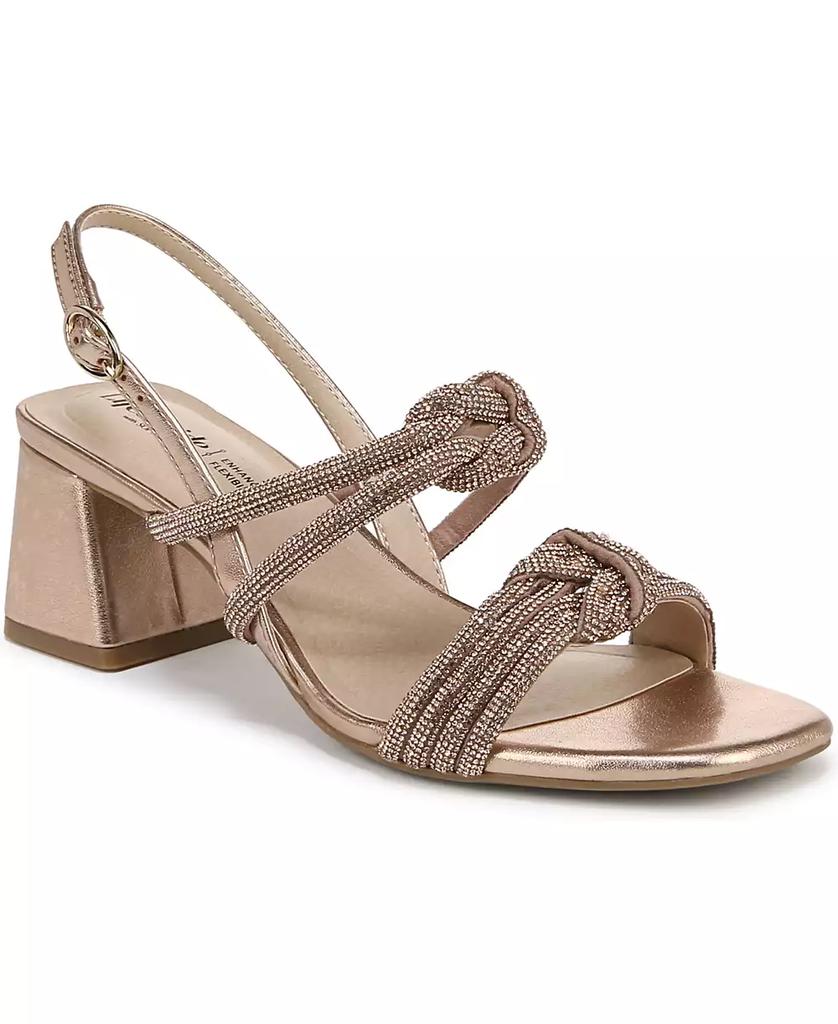 Women's Celeste Angled Block Heel Square Open Toe Dress Slingbacks image 2
