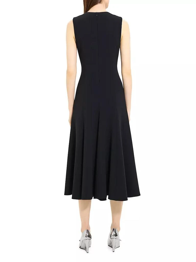 商品Theory|Crepe Seamed Midi-Dress,价格¥4010,第5张图片详细描述