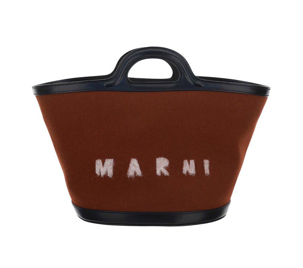 Marni Tropicalia Logo Detailed Small Shoulder Bag商品第1张图片规格展示