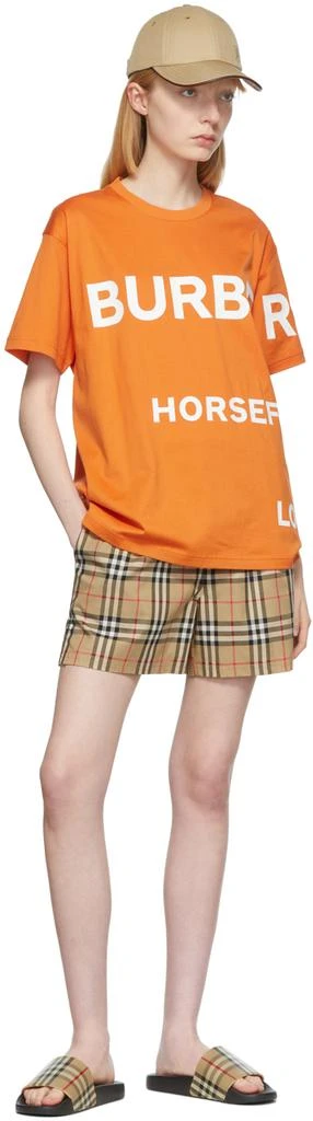 商品Burberry|橙色徽标 T 恤,价格¥6248,第4张图片详细描述