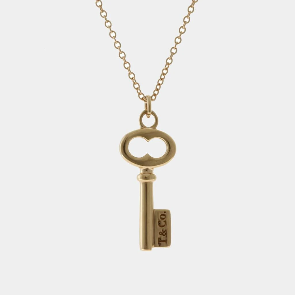 商品[二手商品] Tiffany & Co.|Tiffany & Co. 18K Rose Gold Oval Key Pendant Necklace,价格¥7014,第1张图片
