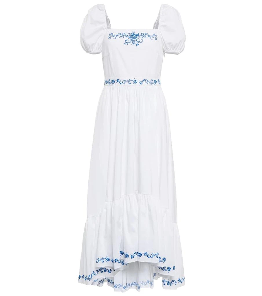 商品CAROLINE CONSTAS|Hayden embroidered midi dress,价格¥2321,第1张图片