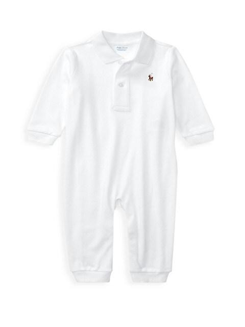 商品Ralph Lauren|Baby Boy's Polo Coverall,价格¥291,第1张图片