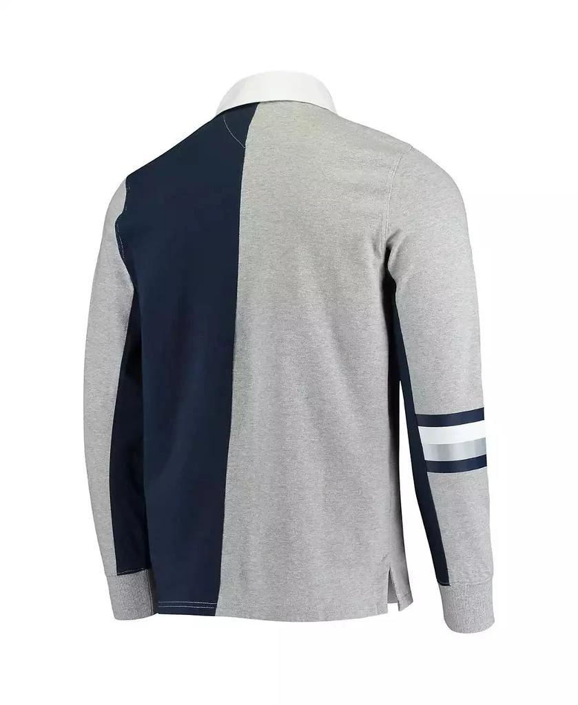 商品Tommy Hilfiger|Men's Heathered Gray Dallas Cowboys Rugby Long Sleeve Polo,价格¥674,第3张图片详细描述