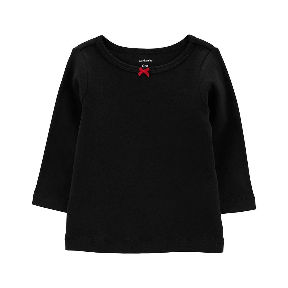 商品Carter's|Baby Girls Holiday T Shirt, Jumper and Tights, 3 Piece Set,价格¥188,第3张图片详细描述