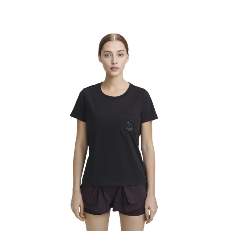 商品[国内直发] Kenzo|纯色Logo虎头刺绣短袖T恤 女款,价格¥801,第9张图片详细描述