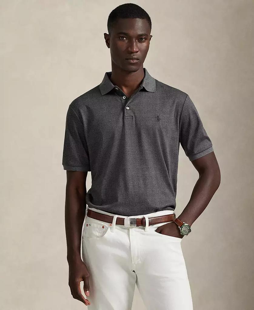 Men's Big & Tall Plaid Short Sleeves Polo Shirt image 2