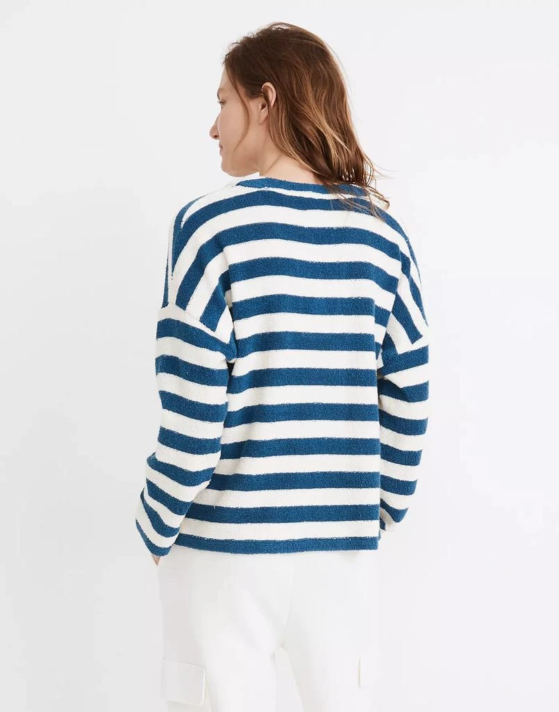 商品Madewell|MWL Loop Terry Notched Sweatshirt,价格¥79,第3张图片详细描述