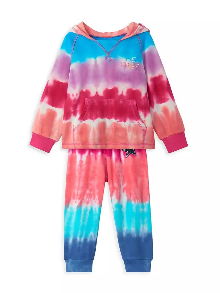 商品Hatley|Little Girl's & Girl's Tie-Dye Cotton Hoodie,价格¥156,第2张图片详细描述